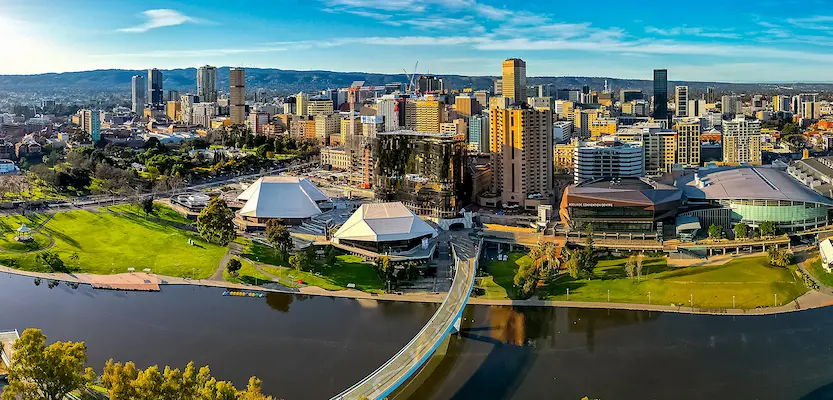 City view of Adelaide, Australia for brain injury support in South Australia webpage.